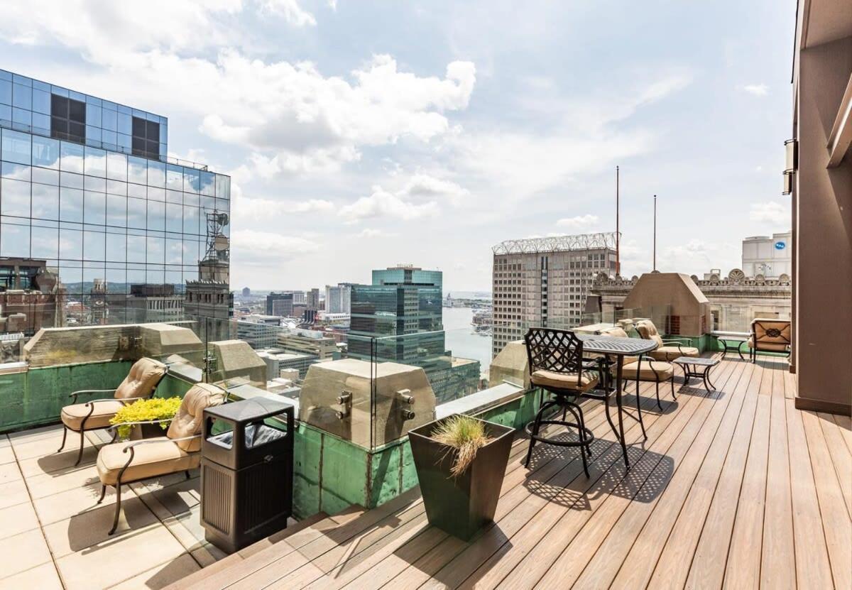 2Br Luxury Apartment With Rooftop Deck & Pool Baltimore Luaran gambar
