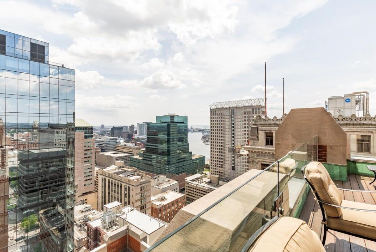 2Br Luxury Apartment With Rooftop Deck & Pool Baltimore Luaran gambar